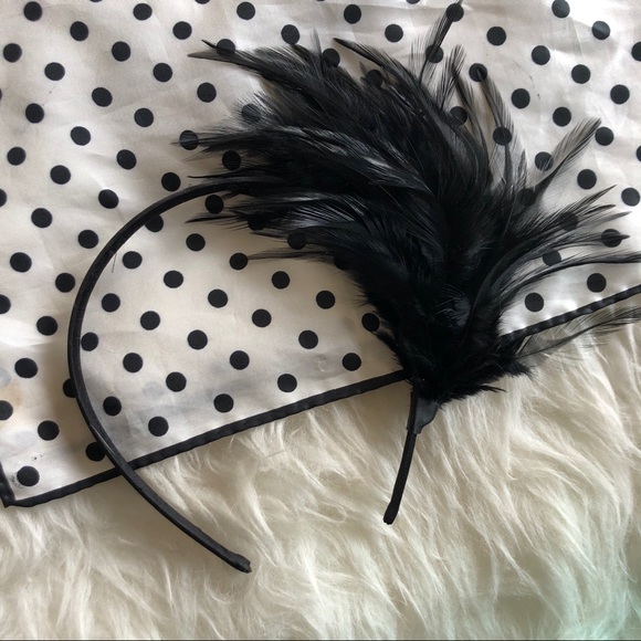 SOLD 20s Style Feather Headband - Picture 7 of 8